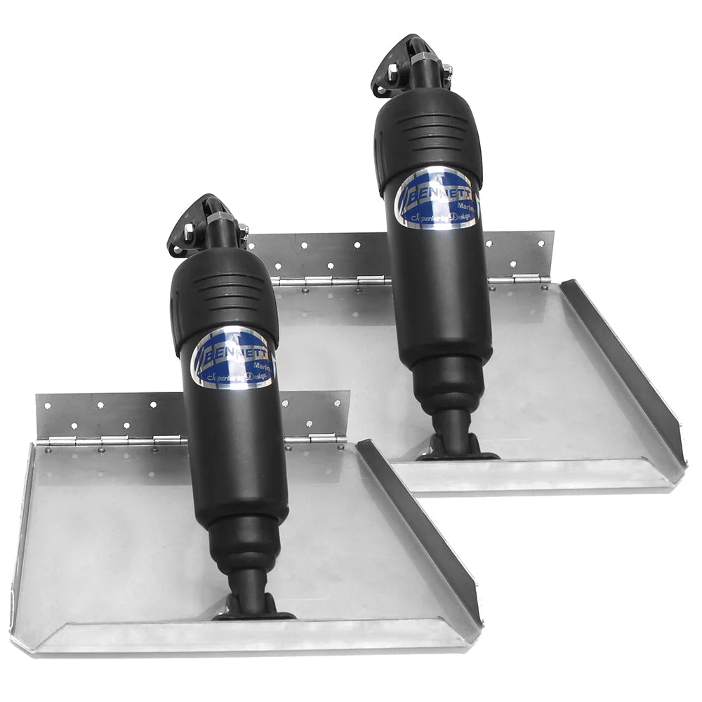 Bennett Marine BOLT 1212ED Electric - Edge Mount Limited Space Trim Tab Kit - 12V - 12" x 12"