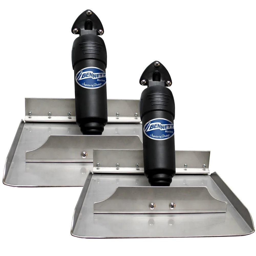 Bennett Marine BOLT 18x12 Electric Trim Tab System - Control Switch Required