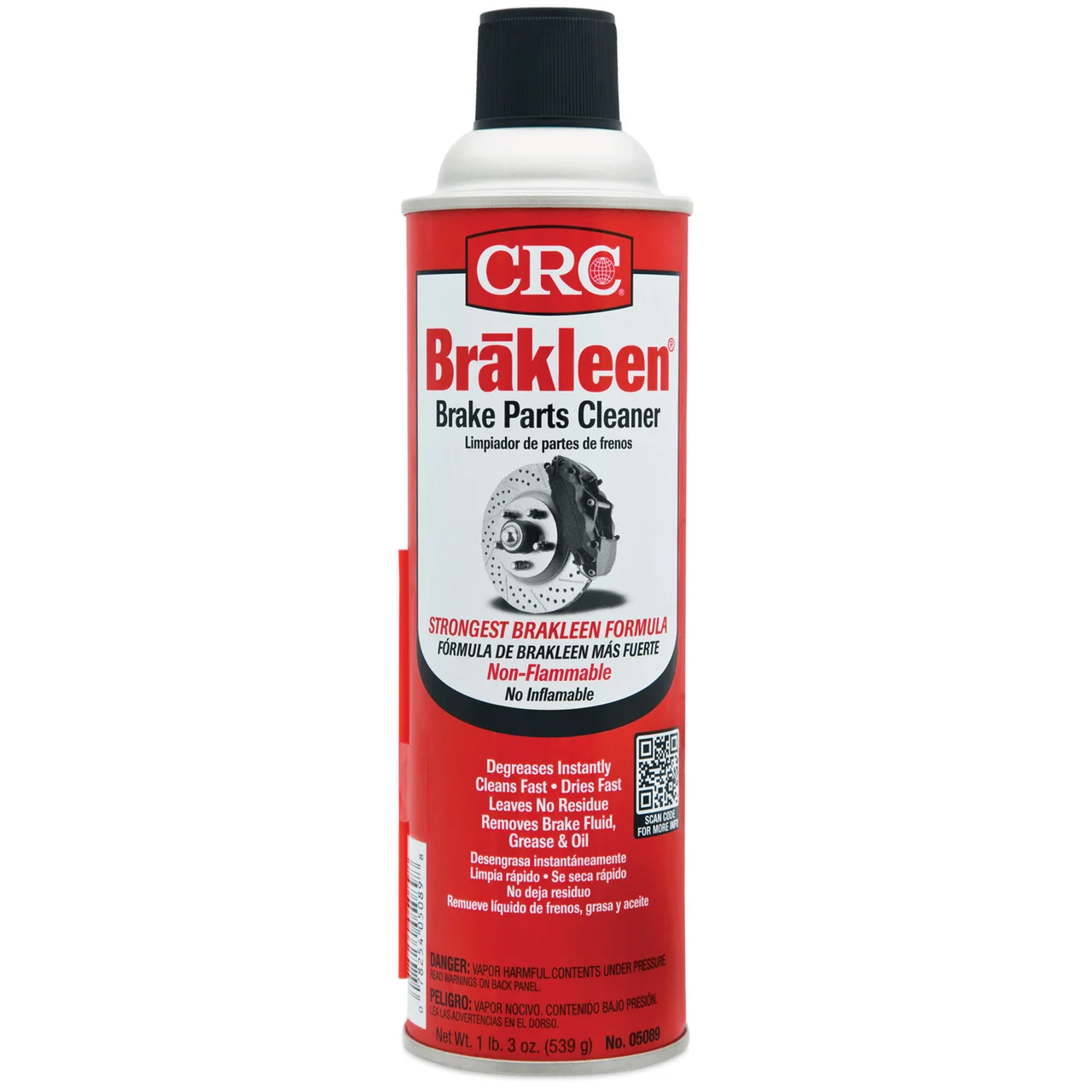 CRC 05089 Brakleen Non-Flammable Brake Parts Cleaner - 19 oz. - 5089