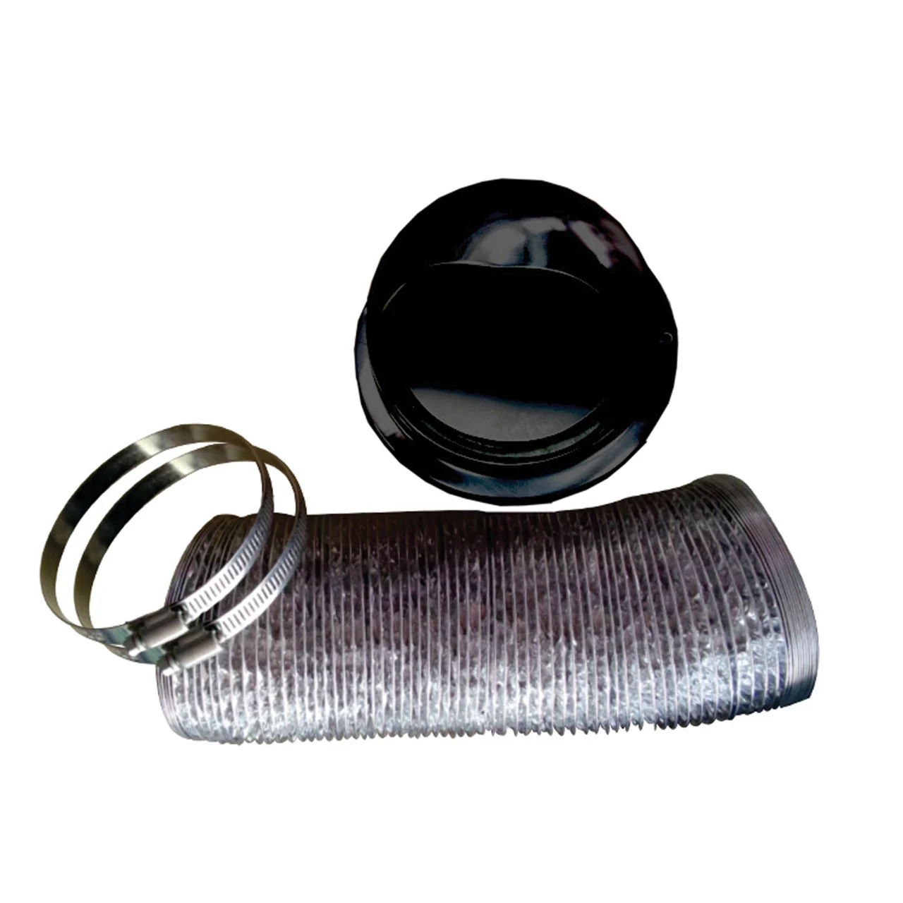 Pinnacle 18-1065 Outside Vent Kit with Damper for Dryer - Black - 18-1065