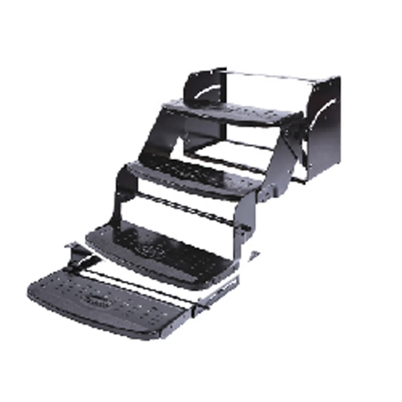 Stromberg Carlson SMFP-4400 Manual Coach Steps by Flexco - 24" Quad, 8" Rise - SMFP-4400