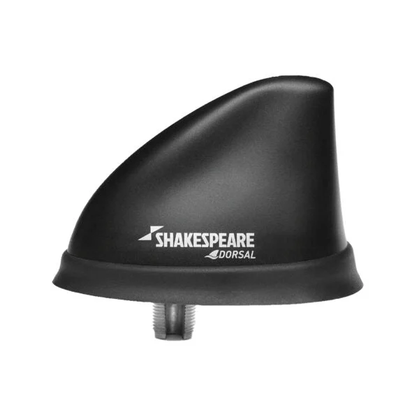 Shakespeare Black Low Profile Dorsal Antenna 2 – Marine Boat Replacement Part