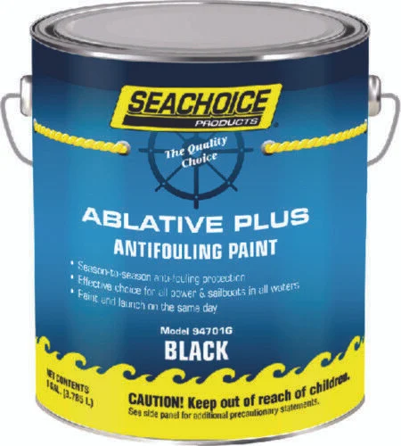 SeaChoice Boat Marine BLACK Ablative PLUS Antifouling Bottom Paint GALLON 94701G