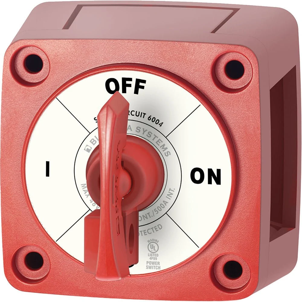 Blue Sea Systems Outboard 6004 Single Circuit ON-OFF w/Locking Key - Red