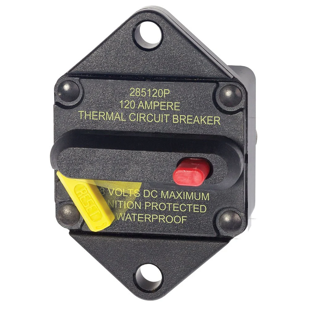 Blue Sea Systems 7088 120 Amp Circuit Breaker Panel Mount 285 Series – Marine Electrical Replacement Part