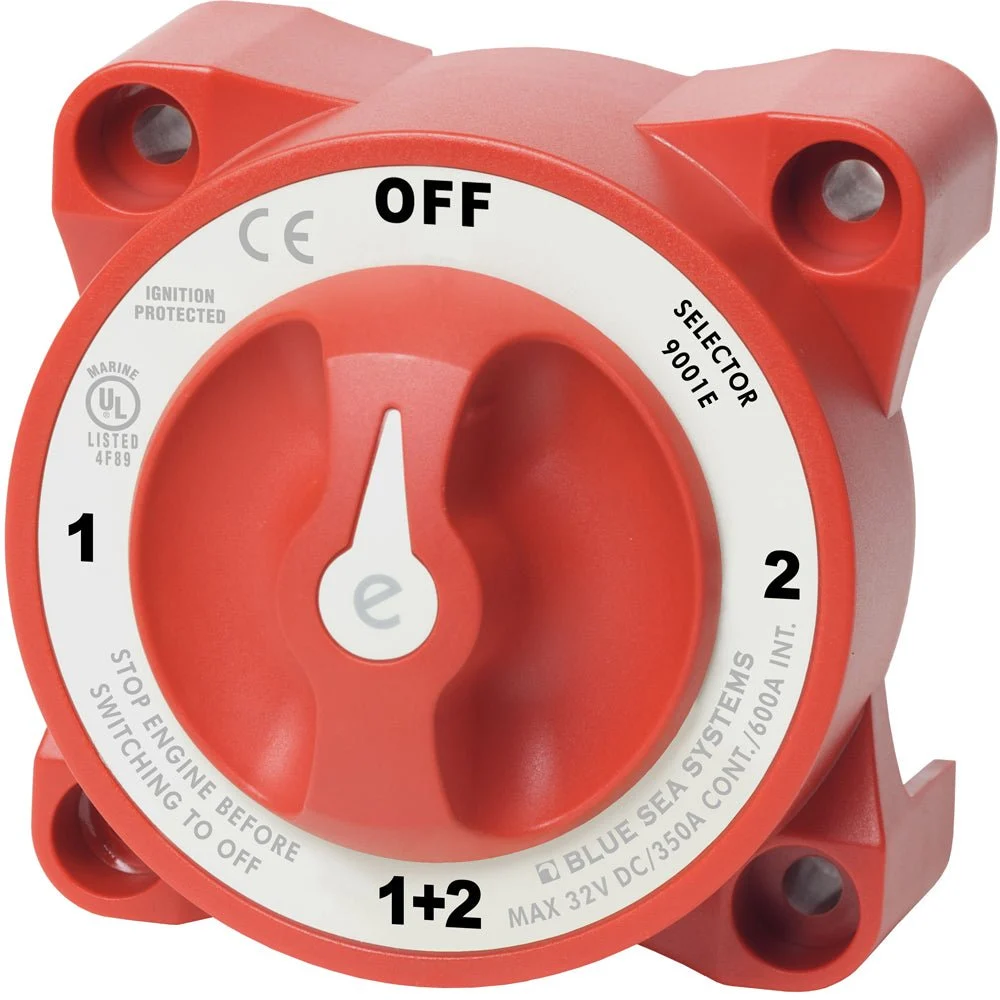 Blue Sea Systems 9001e e-Series Battery Switch Selector – Marine Boat Replacement Part