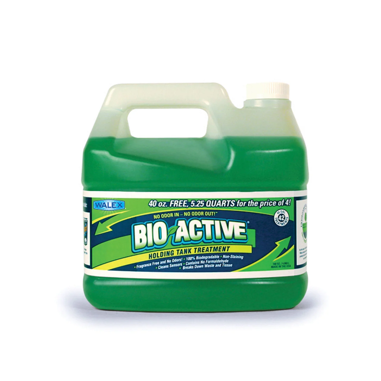 Walex BIO-72168 Bio-Active Liquid Holding Tank Treatment - 168 oz., Non-Measurable - BAHT168
