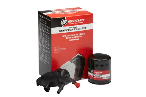 OEM Mercury 100 Hour Maintenance Kit 175-300 HP V6 3.4L and V8 4.6L FourStroke 8M0149929