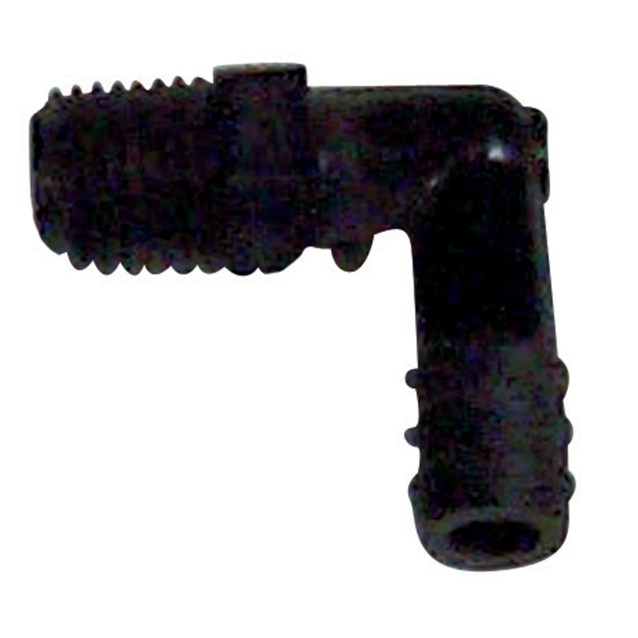 Midland Metal 33-047B Polyethylene Elbow Union Male Pipe x Barb - 1/2 in. x 3/8 in. - 33-047B