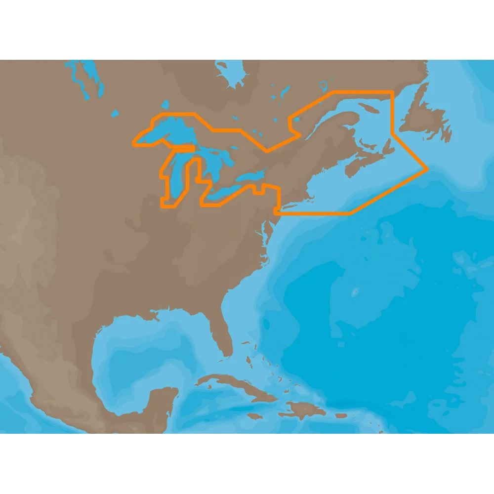 C-MAP MAX NA-M026 - Great Lakes & The Maritimes - SD™ Card