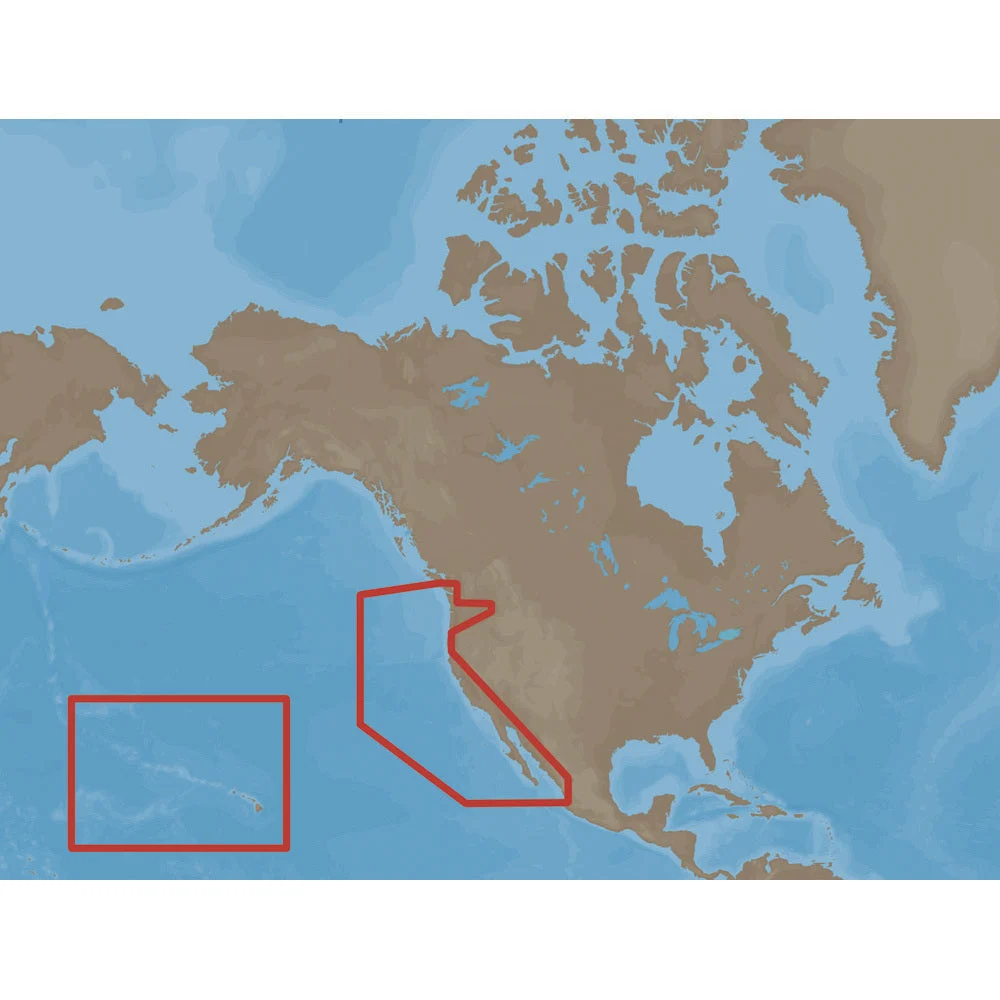 C-MAP MAX NA-M024 - U.S. West Coast & Hawaii - SD™ Card