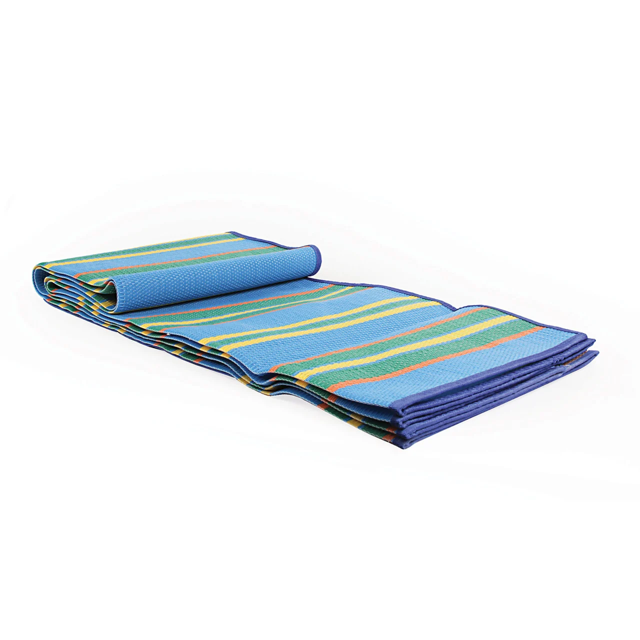 Camco 42805 Handy Mat 60" x 78" Outdoor Mat - Blue/Green - 42805