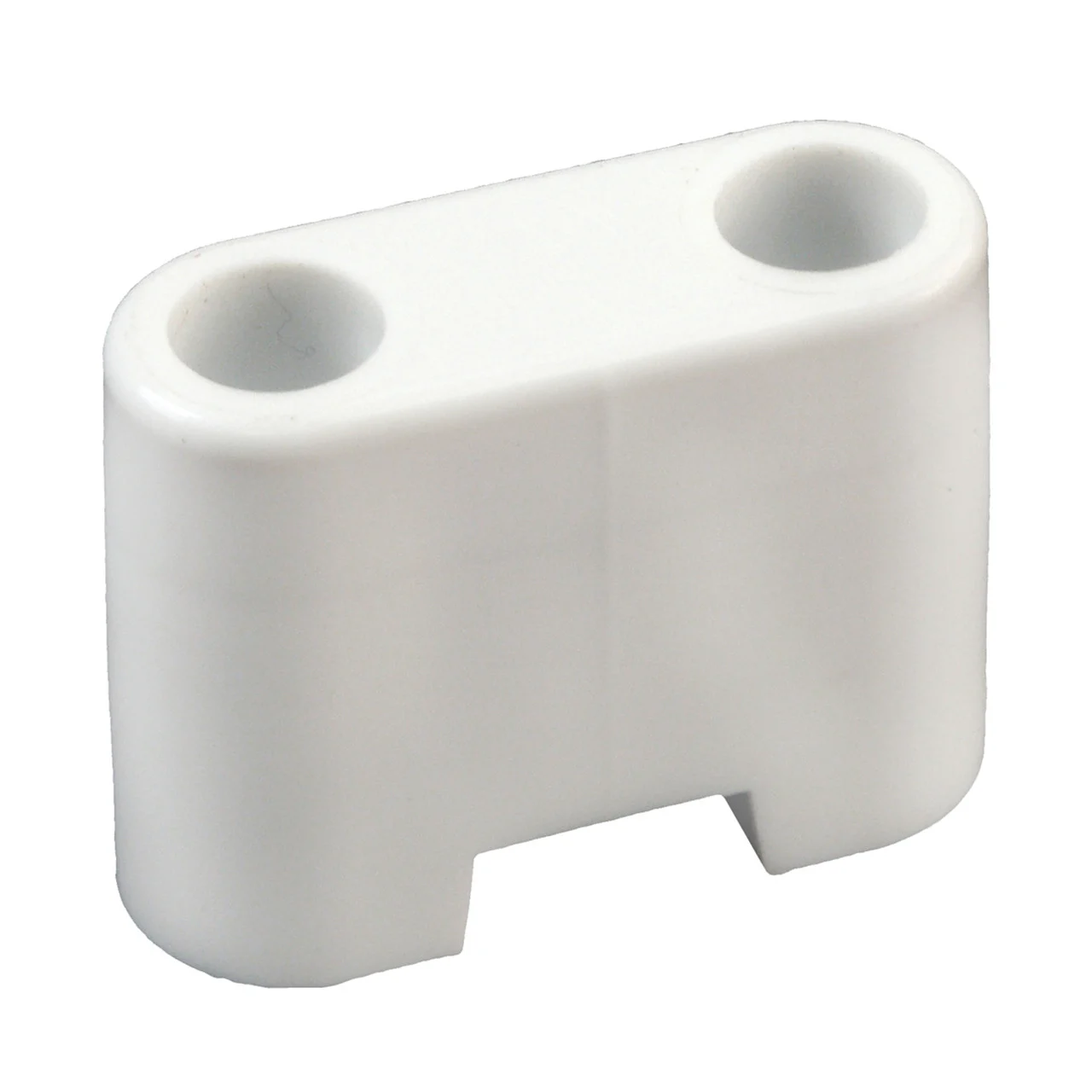 RV Designer E230 Plastic Entry Door Bumper - White, 1-1/4" - E230