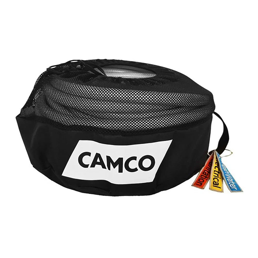 Camco RV Utility Bag w/Sanitation, Fresh Water & Electrical Identification Tags – Boat Pump & Plumbing Part