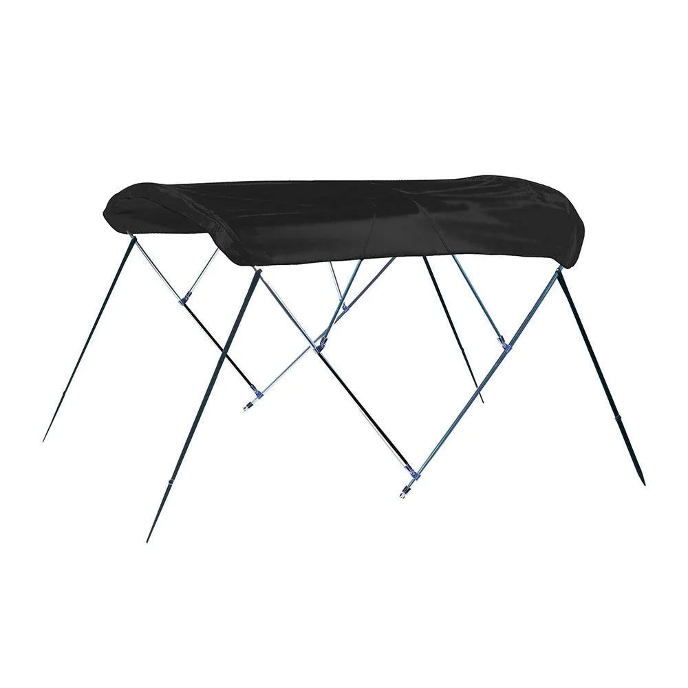 Carver by Covercraft Carver 3 Bow 4669U Bimini Top with Boot - Black Acrylic – Marine Boat Replacement Part