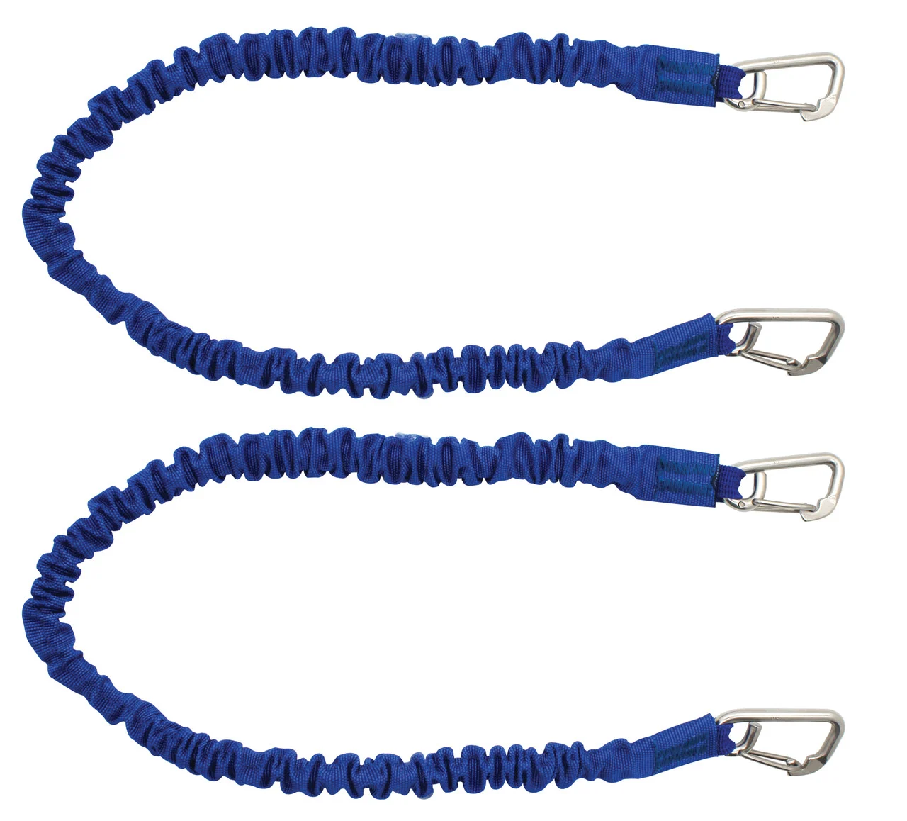 Extreme Max 3006.2789 BoatTector High-Strength Line Snubber & Storage Bungee, Value 2-Pack - 36" with Compact Hooks, Blue - 3006.2789