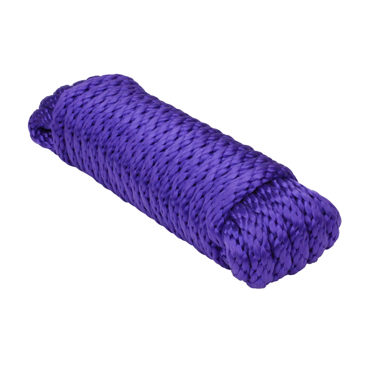 Extreme Max 3008.0244 Solid Braid MFP Utility Rope - 1/4" x 25', Purple - 3008.0244