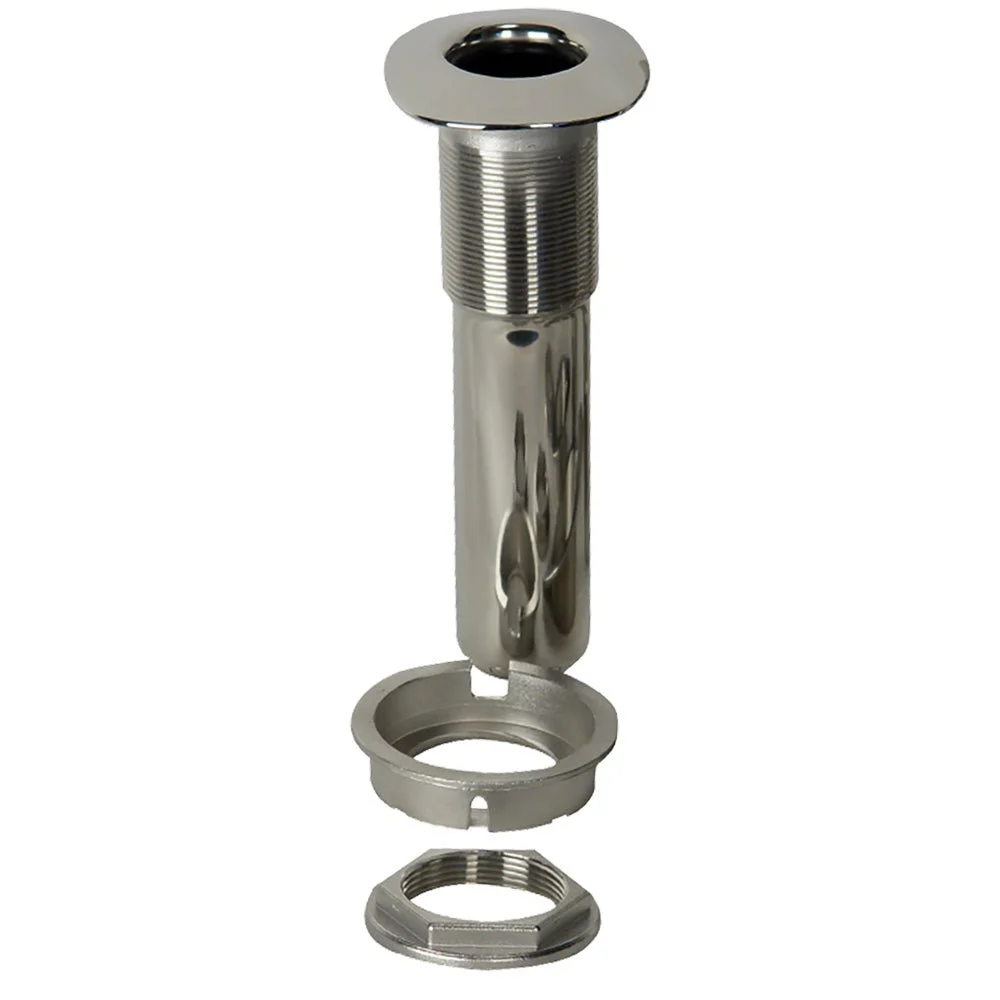C.E. Smith 80 Series Screwless Flush Mount Rod Holder - 0 Degree - Stainless Steel - Cast Bottom - Black L – Marine Boat Replacement Part