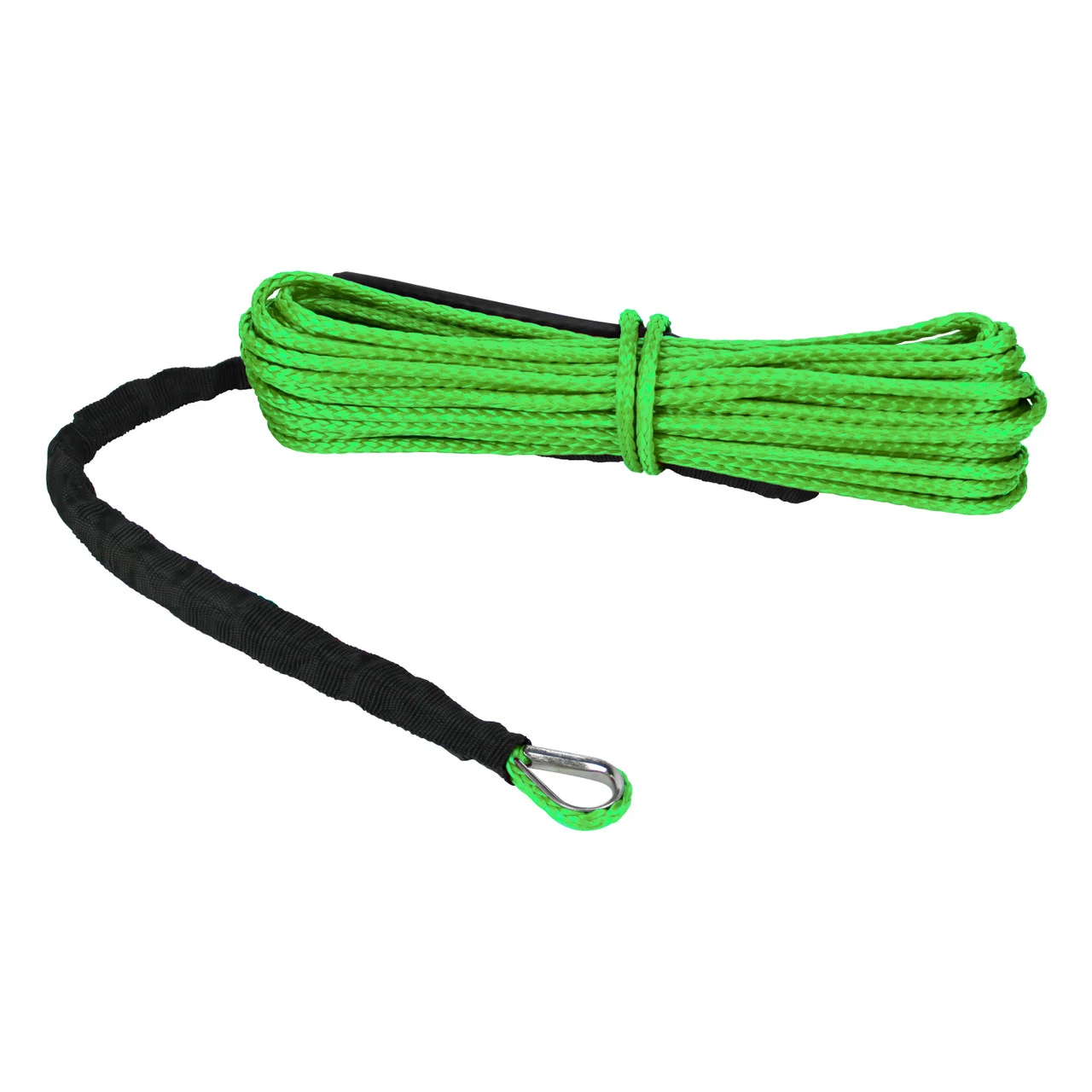 Extreme Max 5600.3224 "The Devil's Hair" Synthetic ATV / UTV Winch Rope - Lime Green - 5600.3224