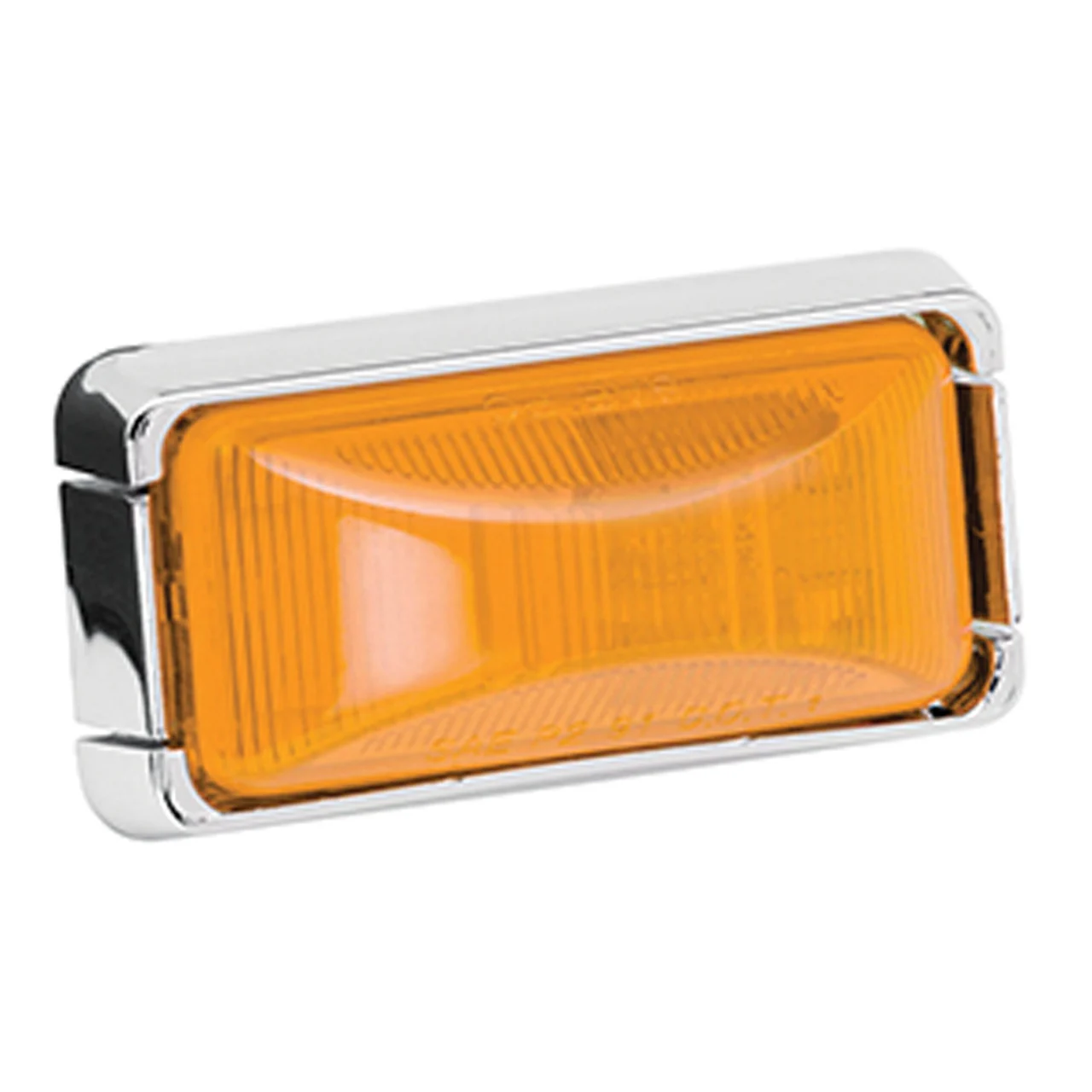 Wesbar 203294 Side Marker Light Kit With Chrome Housing - Amber - 203294