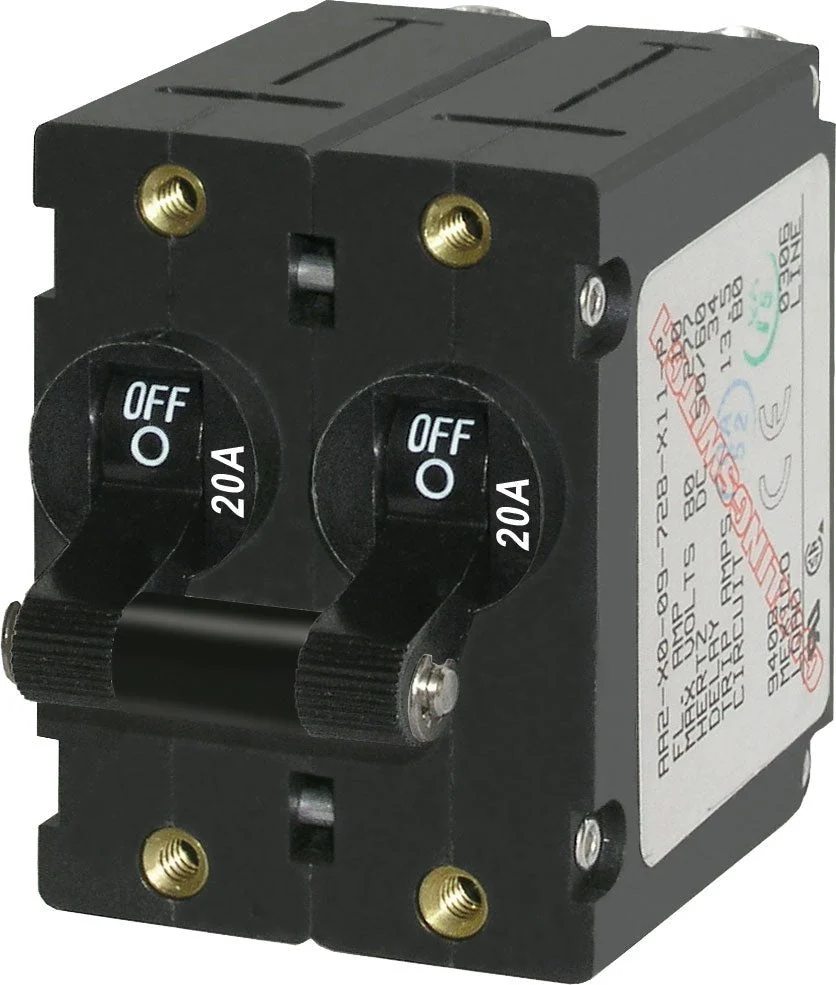 Blue Sea Circuit Breaker Aa2Toggle 20A Blk – Marine Boat Replacement Part