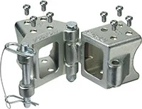 Horizon Global - Fold Away Hinge Kit - 3" X 5" - 9000 Lbs - HDPB350101