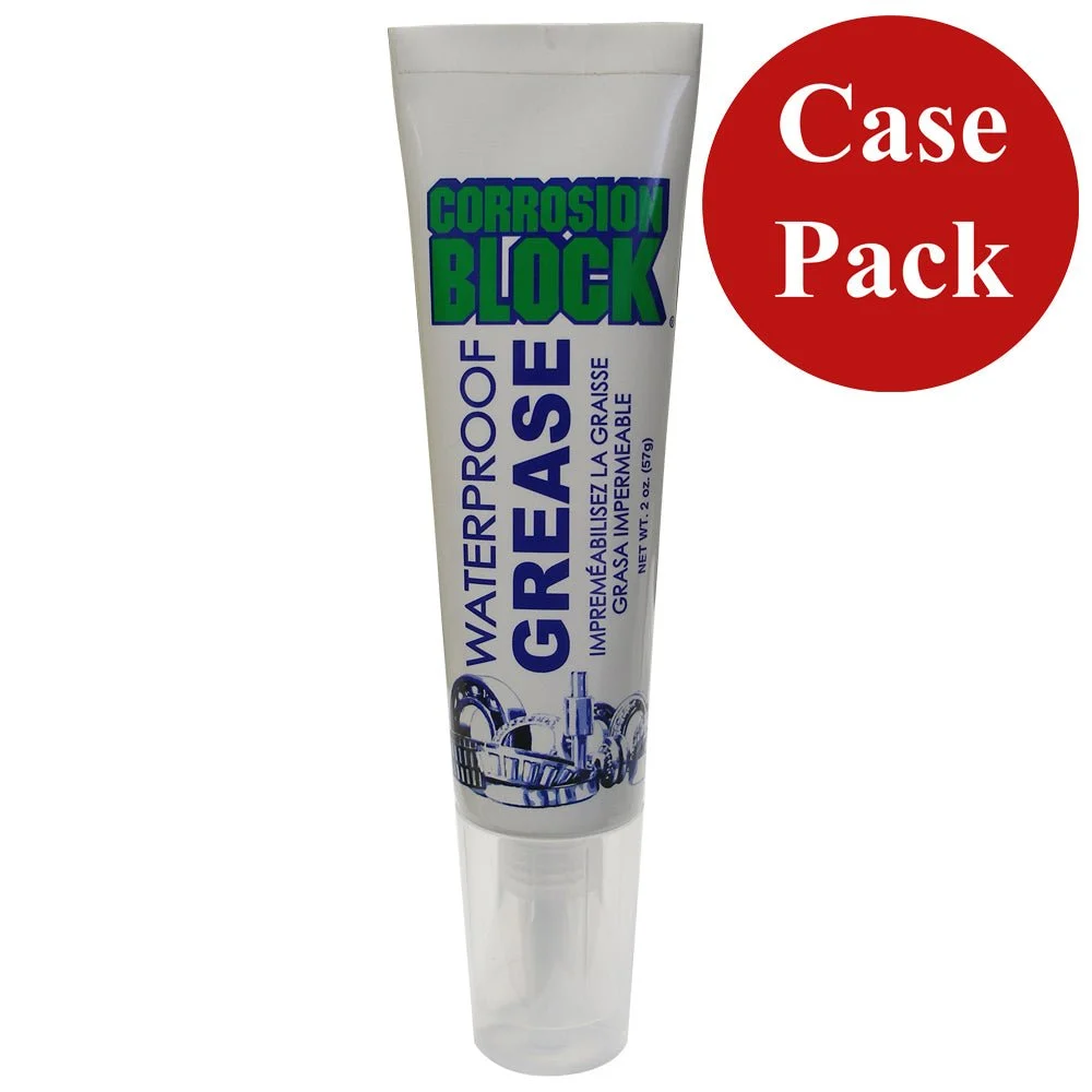 Corrosion Block High Performance Waterproof Grease - 2oz Tube - Non-Hazmat, Non-Flammable & Non-Toxic *Case of – Marine Boat Replacement Part