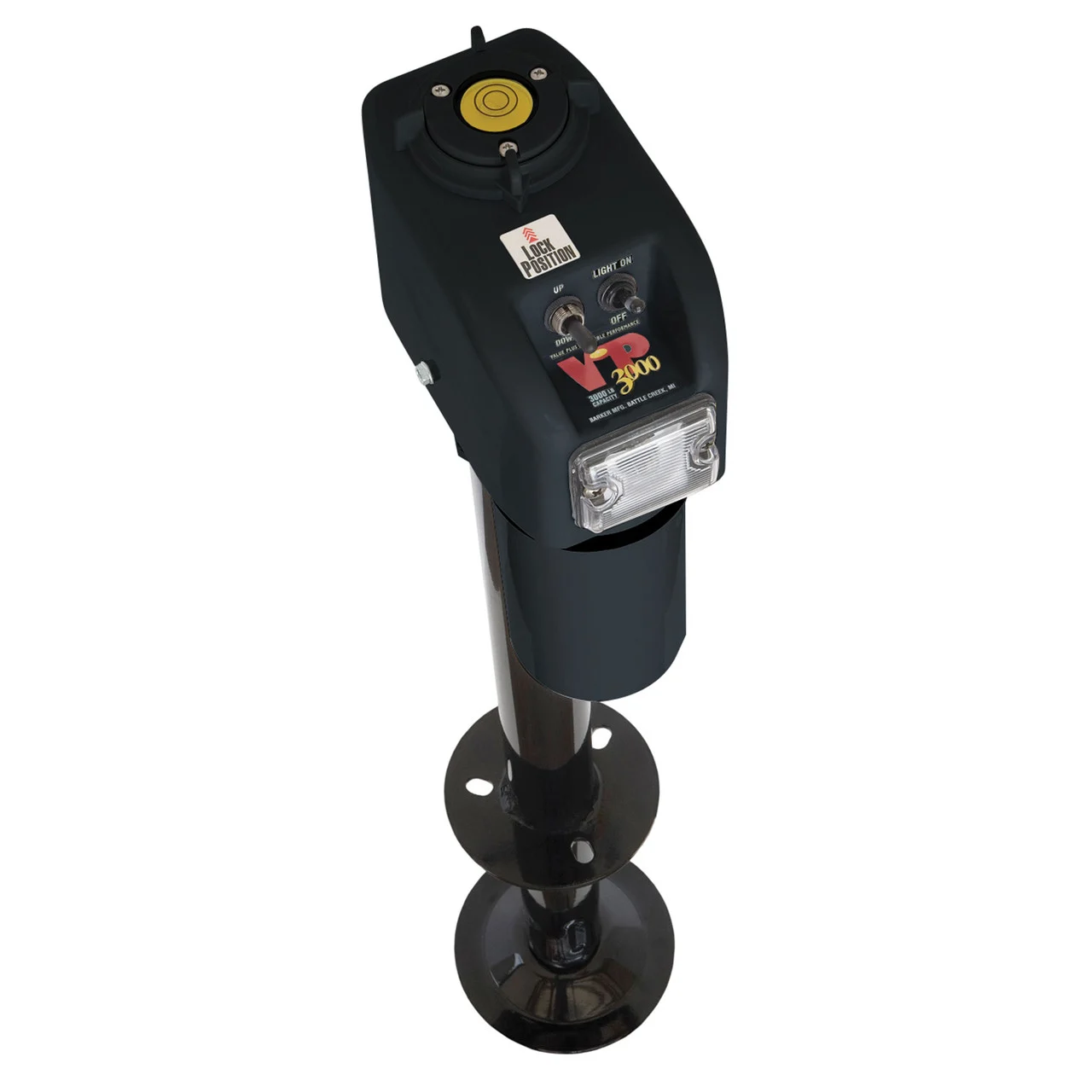 Barker 32453 VIP 3000 Power Jack - 18" Stroke, Black - 32453
