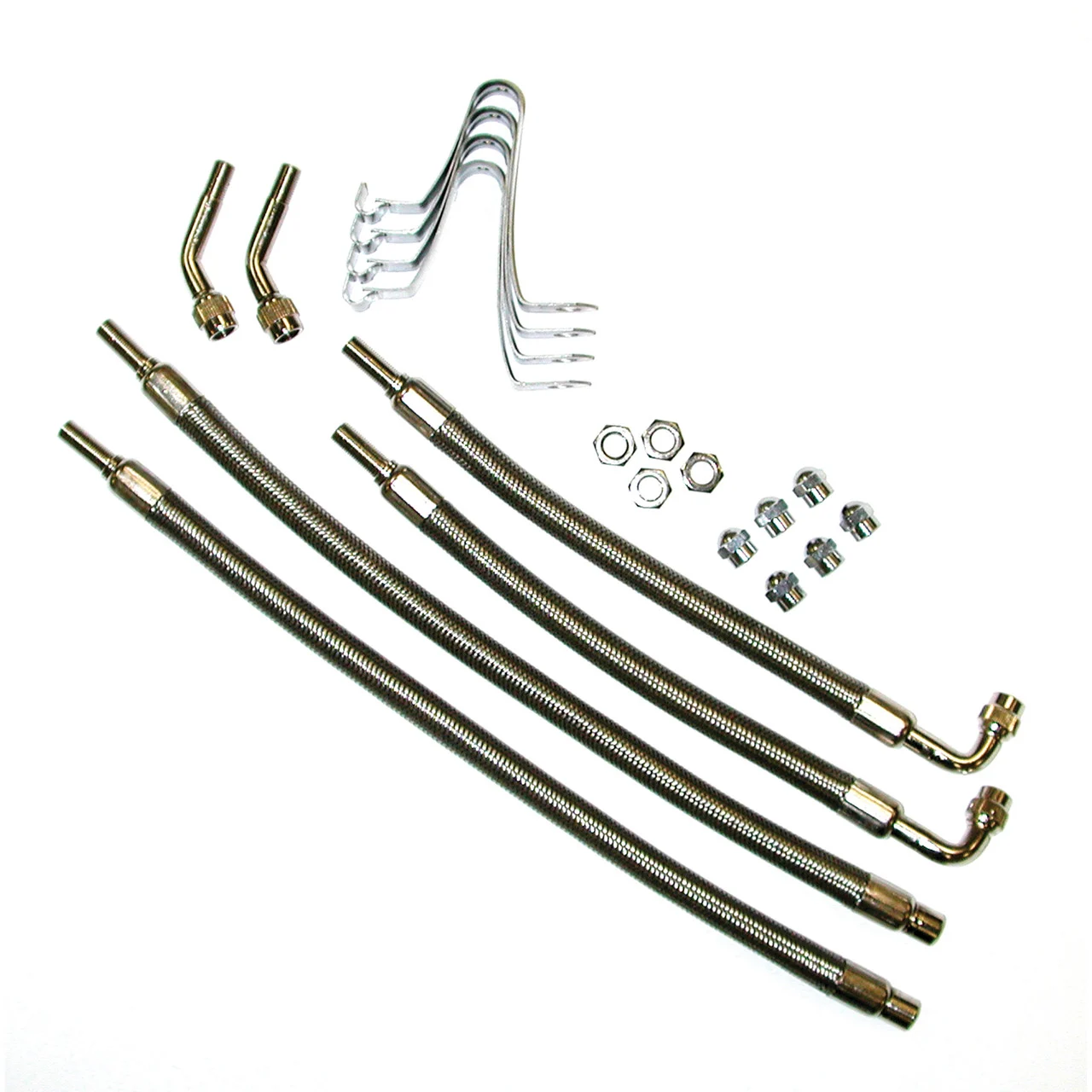 Wheel Masters 8208 Hose Extenders For 16"-19.5" Wheel Liners & Covers - 4 Hose Kit, Hub Hole Mount - 8208