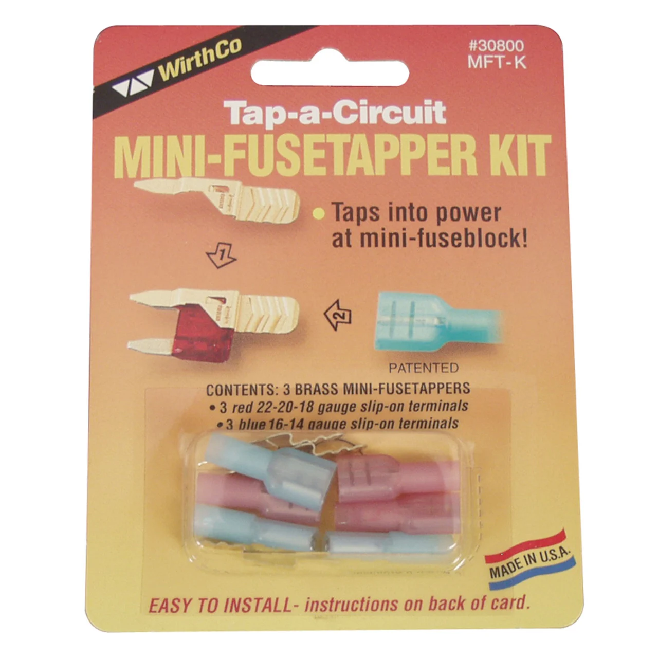 WirthCo 30800 Battery Doctor Patented Fuse Taps for Mini-Blade Fuses - 30800