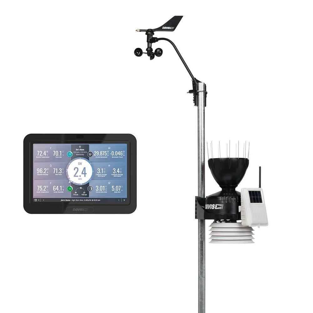 Davis Instruments Vantage Pro2 Wireless Weather Station w/WeatherLink Console & Standard Radiation Shield – Marine Boat Replacement Part