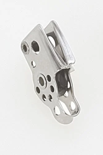 Viadana 17mm Single Micro Block w/Becket & Vee Jam, 08.09