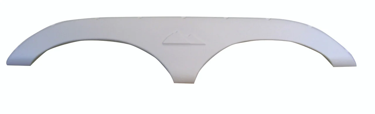 Icon 01626 Tandem Axle Fender Skirt FS772 for Keystone - Polar White - 1626