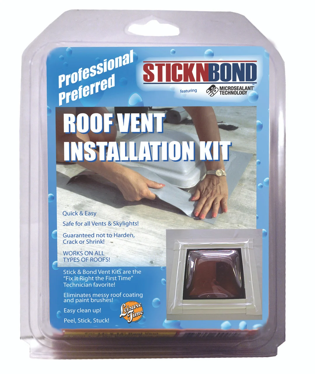 Leisure Time 60021 STICKNBOND RV Leak Repair Tape - 4" x 60", White - 60021