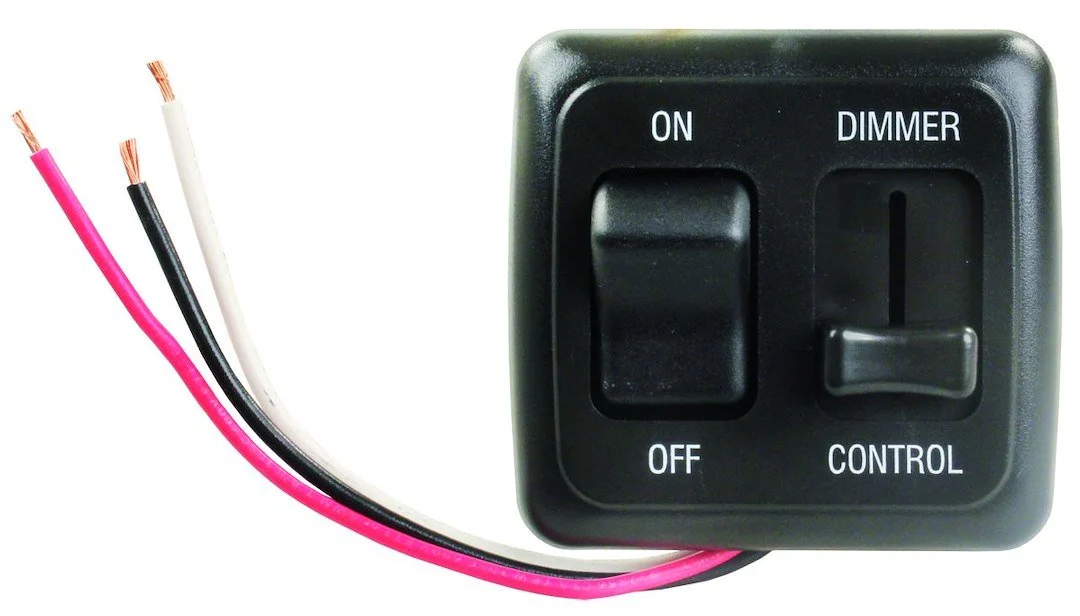 Jr Products Dimmer On/Off LED Black – Marine Boat Replacement Part