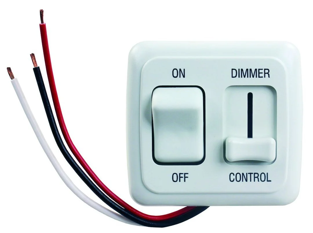 Jr Products Dimmer On/Off LED White – Marine Boat Replacement Part
