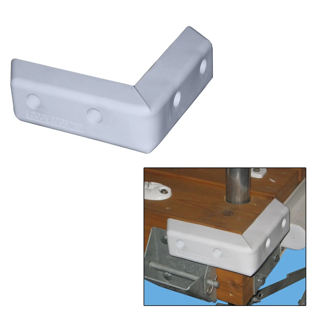Dock Edge Protect™ Corner HD 16" PVC Dock Bumper – Marine Boat Replacement Part