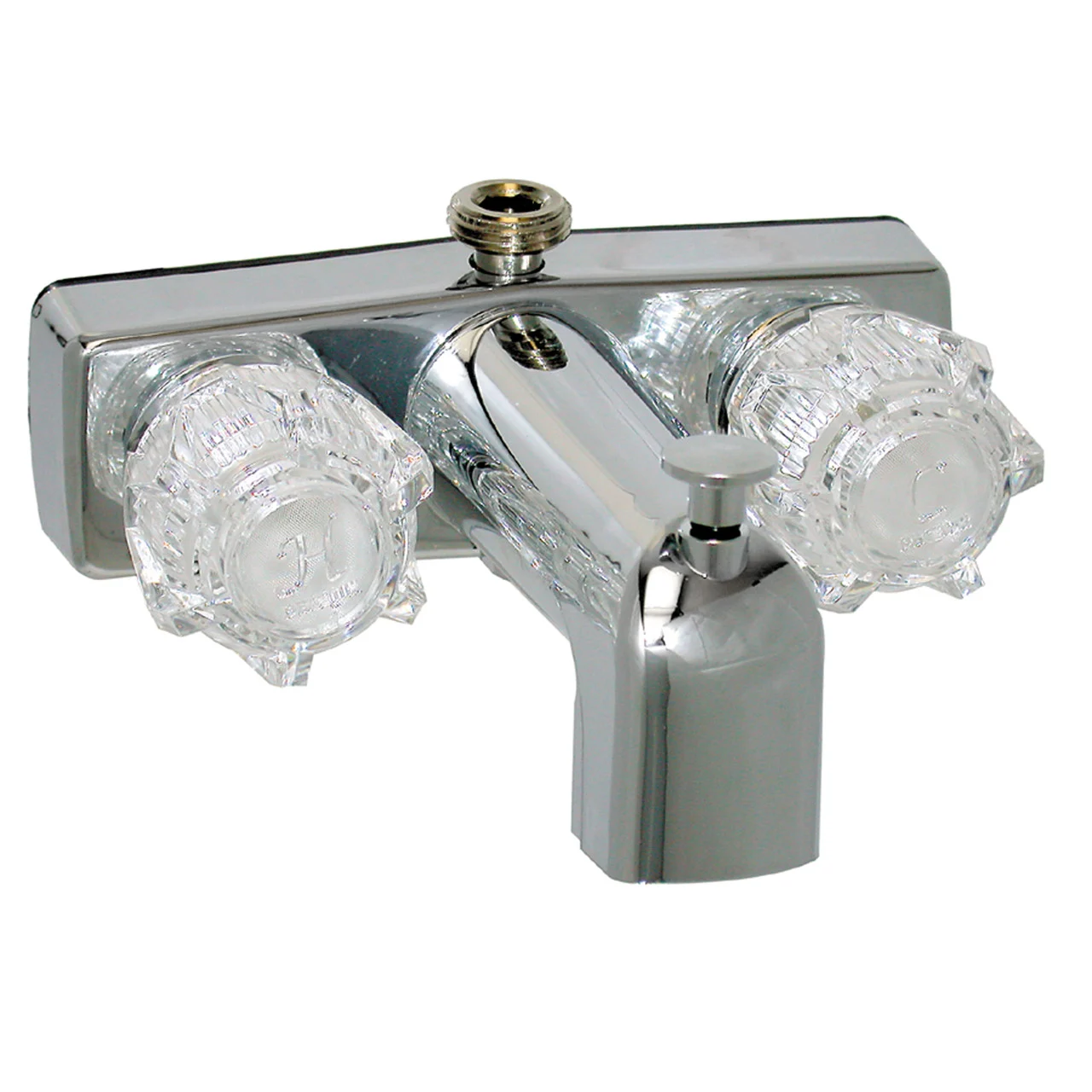 Phoenix Faucets by Valterra PF213332 Two-Handle 4" Tub/Shower Diverter Faucet with D-Spud - Chrome, Brass - PF213332