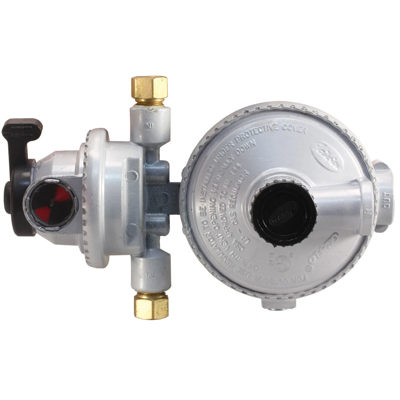 JR Products 07-30395 Automatic Changeover Regulator - Fairview Style - 07-30395