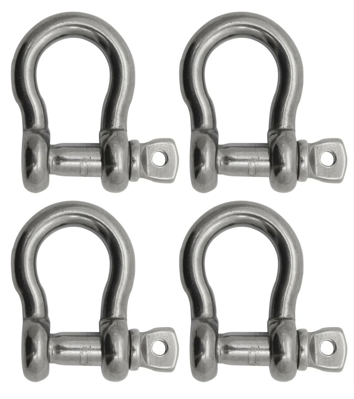 Extreme Max 3006.8336.4 BoatTector Stainless Steel Anchor Shackle - 1", 4-Pack - 3006.8336.4