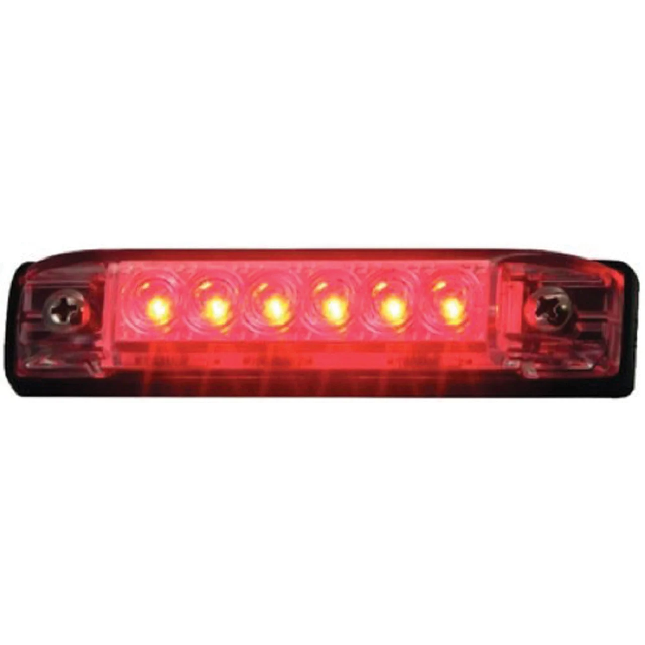 T-H Marine LED-51803-DP LED Slim Line Utility Strip Lights, 4" - Red - LED-51803-DP