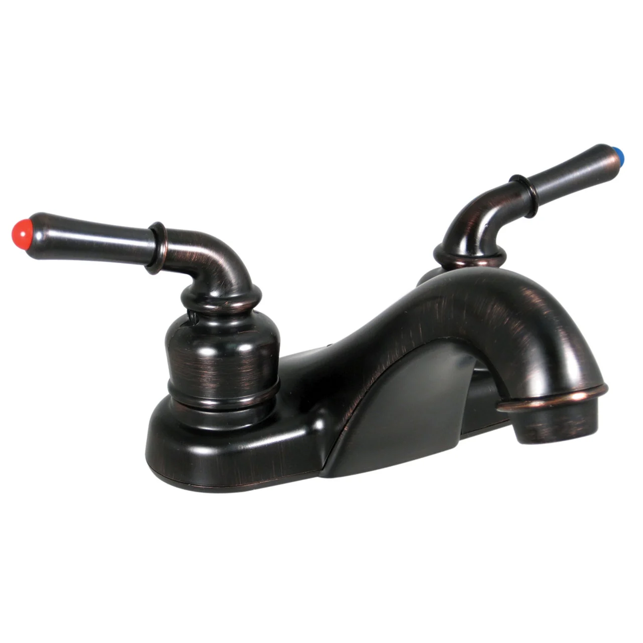 Phoenix Faucets by Valterra PF222502 Catalina Two-Handle 4" Bathroom Faucet with Low-Arc Spout - Rubbed Bronze - PF222502