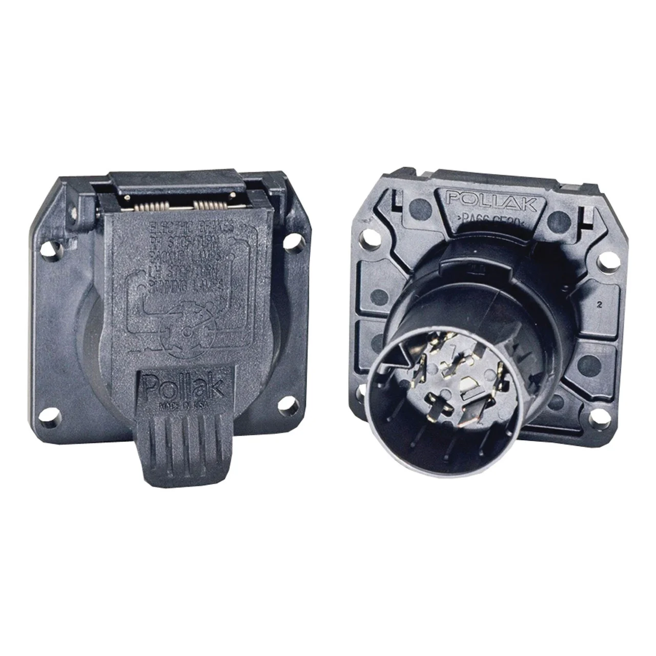 Pollak 11-893P 7-Way RV OEM-Style Socket - 11-893P