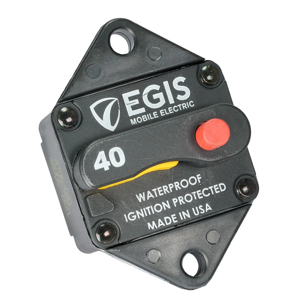 Egis Mobile Electric Egis 40A Panel Mount Circuit Breaker - 285 Series – Marine Boat Replacement Part
