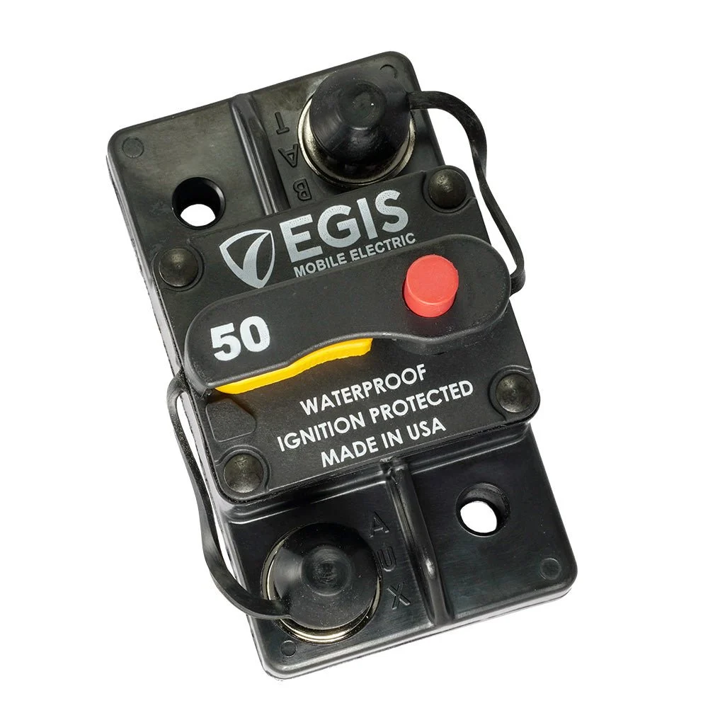 Egis Mobile Electric Egis 50A Surface Mount Circuit Breaker - 285 Series – Marine Boat Replacement Part