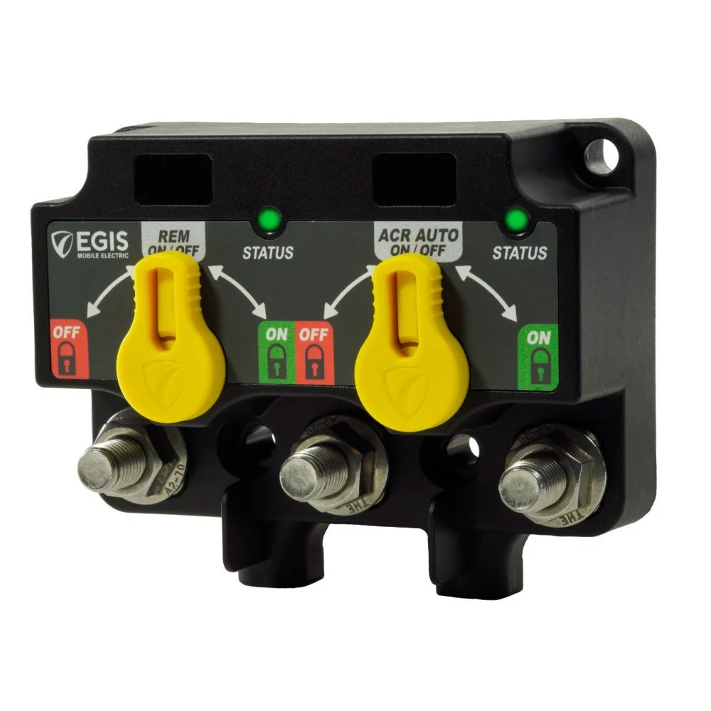 Egis Mobile Electric Egis Dual XD Flex 2 - Relay/Relay w/Knobs – Marine Boat Replacement Part