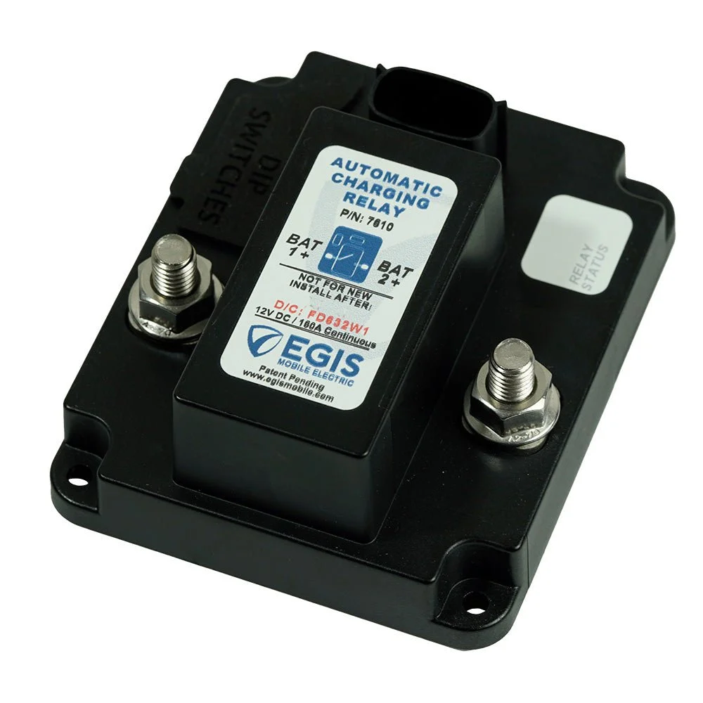 Egis Mobile Electric Egis Programmable Automatic Charging Relay (ACR) 160A, 12V – Marine Boat Replacement Part