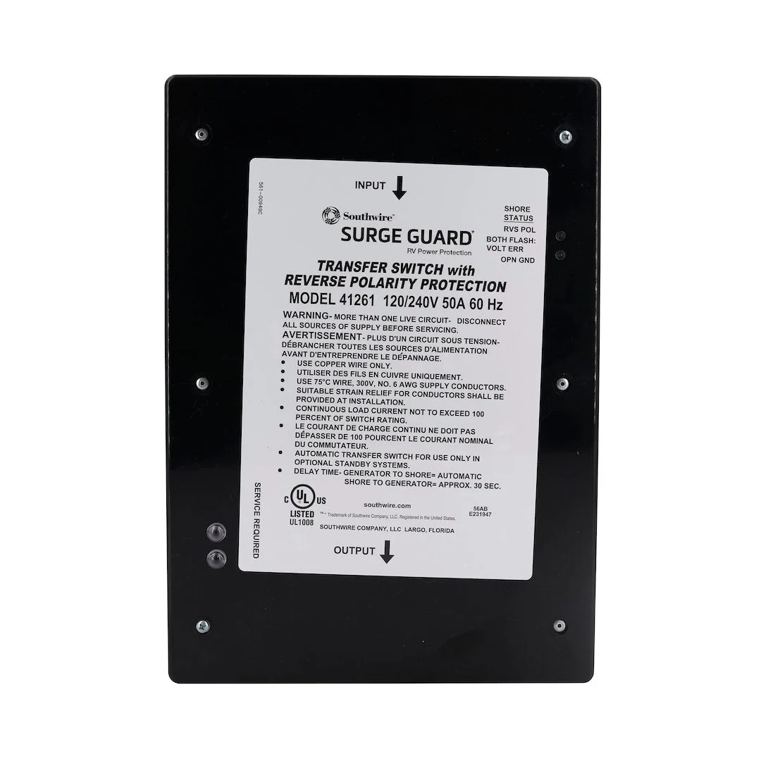 Southwire Entry Level 50A Surge Guard Reverse – Marine Electrical Replacement Part