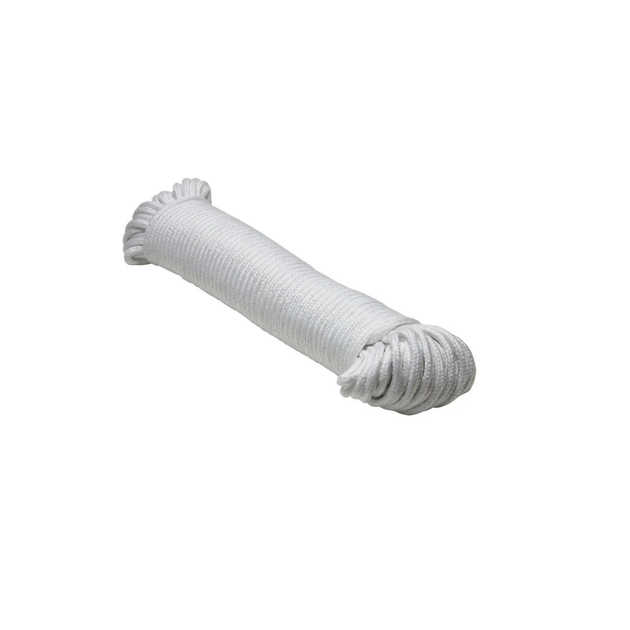 Extreme Max 3008.0445 Braided Cotton/Polyester Clothesline - 7/32" x 100', White - 3008.0445