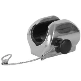 Stainless Steel Ball & Socket Flat Deck Hinge w/Pin And Lanyard